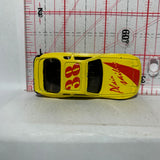 Yellow #38 Racing Porsche Racer Unbranded Diecast Car