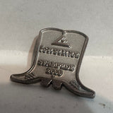 Loram99 Corporation Stampede 2000 Cowboy Boots  Lapel Pin