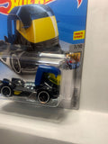 Blue Rig Heat HW Metro FYC65 D7C3 2017 Long Card Hot Wheels Diecast Car