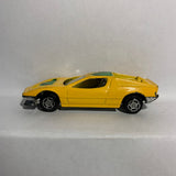 Yellow Maserati Merak SS 8805 Summer Marz Diecast Car