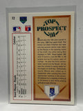 # 72 Brent Mayne Top Prospect Kansas City Royals 1991 UD Baseball Cards