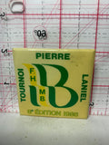 8th Edition 1986 Tournoi Pierre Loniel Logo  Button Pinback