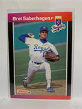 # 144 Bret Saberhagen  Kansas City Royals 1989 Donruss Baseball Cards