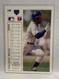 # 248 Lance Johnson  Chicago White Sox 1991 UD Baseball card