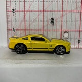 Yellow '10 Ford Shelby GT500 HW New Models Hot Wheels Diecast Car