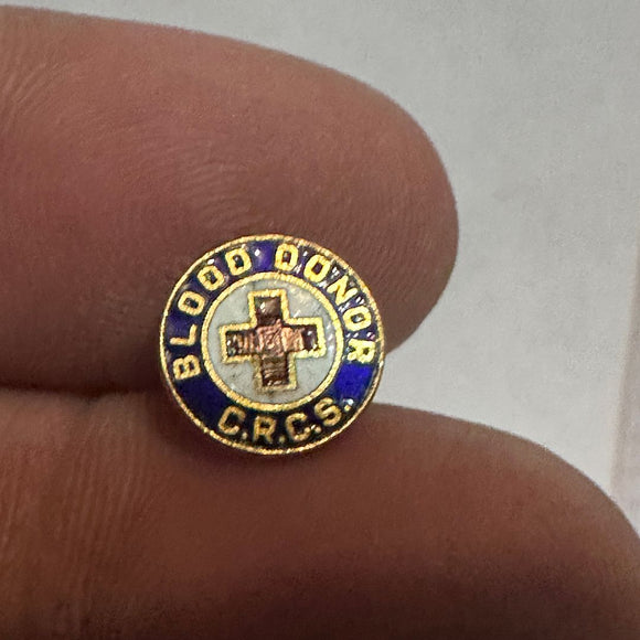 Blood Donor C.R.C.S.  Lapel Pin