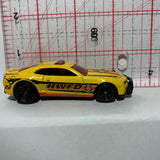 Yellow HWFD Rescue '70 Chevy Camaro SS  Hot Wheels Diecast Car