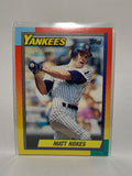 # 81T Matt Nokes  New York Yankees 1990 Topps Baseball Cards