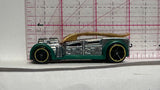 Green Fast Cash Hot Wheels Diecast Car