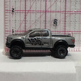 Silver '17 Ford F-150 Raptor Truck 2015 Hot Wheels Diecast Car