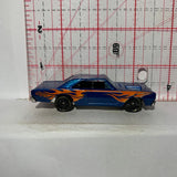 Blue Flames '68 Dodge Dart Hot Wheels Diecast Car
