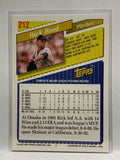 # 212 Rick Reed  Kansas City Royals 1993 Topps Baseball card