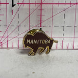 Manitoba Bison Logo  Lapel Pin