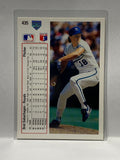 # 435 Bret Saberhagen  Kansas City Royals 1991 UD Baseball card