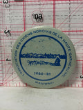 l'association des chiens Nordiks de la Haute-gatine au 1980 81 Meniwaki  Button Pinback