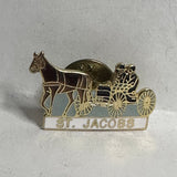 St Jacobs Horse and Buggy Ontario  Lapel Pin
