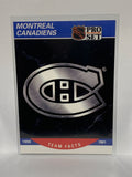 # 575 Team Facts  Montreal Canadiens 90-91 Pro Set Hockey Cards