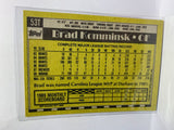 # 53T Brad Komminsk  Baltimore Orioles 1990 Topps Baseball Cards