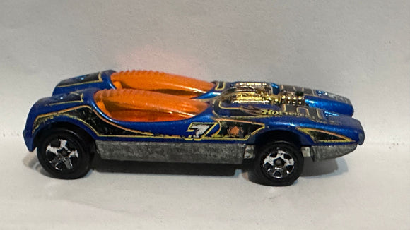 Blue Splitten Image ©1968 Vintage Hot Wheels Diecast Car