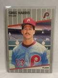 # 570 Greg Harris  Philadelphia Phillies 1989 Fleer Baseball card