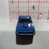 Blue 1970 Plymouth Barracuda Matchbox Diecast Car