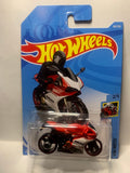 Red Ducati 1199 Panigale HW Moto FYF38 D7C3 2017 Long Card Hot Wheels Diecast Car