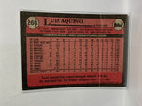 # 266 Luis Aquino  Kansas City Royals 1989 Topps Baseball Cards
