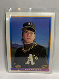 # 224 Don Peters  Oakland Athletics 1991 Bowman Baseball card