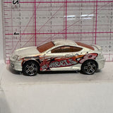 White Hyundai Tiburon 2002  Hot Wheels Diecast Car