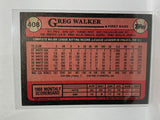 # 408 Greg Walker  Chicago White Sox 1989 Topps Baseball Cards