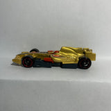 Gold F1 Racer Track Stars Hot Wheels Diecast Car