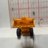 Orange  Front End Loader 8157 Greenbrier Construction Diecast Car
