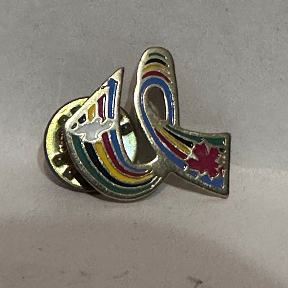 Universiade Logo Edmonton  Lapel Pin