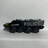 Black Police Unit 6688 8055 Armored Personnel Carrier Unbranded Diecast Car