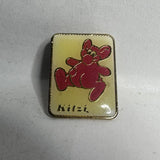 Kitzi Mascot Character  Lapel Pin