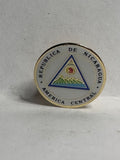 Republica De Nicaragua America Central Logo  Lapel Pin