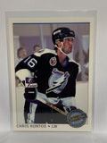 # 123 Chris Kontos  Tampa Bay Lightning 92-93 O-Pee-Chee Premier Hockey Cards