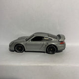 Silver Porsche 911 GT2 Hot Wheels Diecast Car