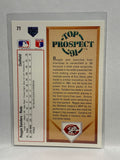 # 71 Reggie Sanders Top Prospect Cincinnati Reds 1991 UD Baseball card
