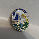 Sylvan Lake Mermaid Lighthouse Alberta  Lapel Pin