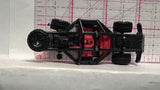Black Roll Cage 2000 missing Wheel Hot Wheels Diecast Car