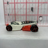 White Motoblade Hot Wheels Diecast Car