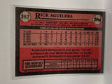 # 257 Rick Aquilera  New York Mets 1989 Topps Baseball Cards
