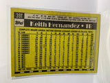 # 39T Keith Hernandez  Cleveland Indians 1990 Topps Baseball Cards