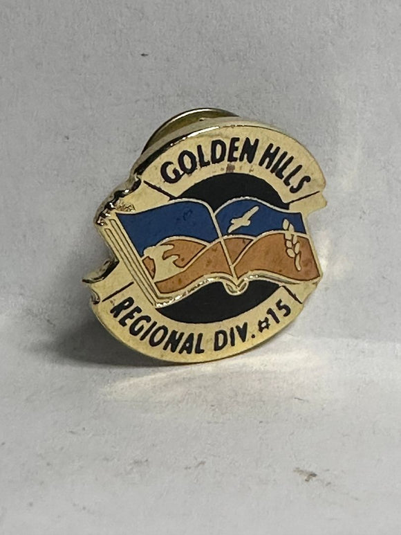 Golden Hills Regional Div #15  Lapel Pin