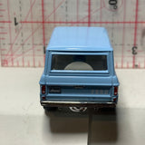 Blue  1970 Ford Bronco HVL06 MB1432 2023 Matchbox SUV Diecast Car