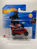 Red Honda Motocompo HW Moto HYW43 N521 2024 Short Card Hot Wheels Diecast Car