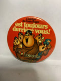 Travelin Incougnito Couger Ad  Button Pinback