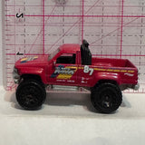 Red #87 Baja Racing '87 Toyota Truck 2011 Hot Wheels Diecast Car