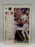 # 174 Mark McGwire  Oakland Athletics 1991 UD Baseball Cards